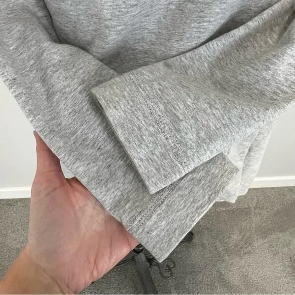 Lululemon Savasana Wrap Sweater Coal Strata Stripe - Picture 14 of 16